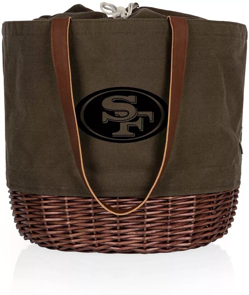 

Picnic Time San Francisco 49ers Coronado Холщовая сумка с короткими ручками Willow Basket