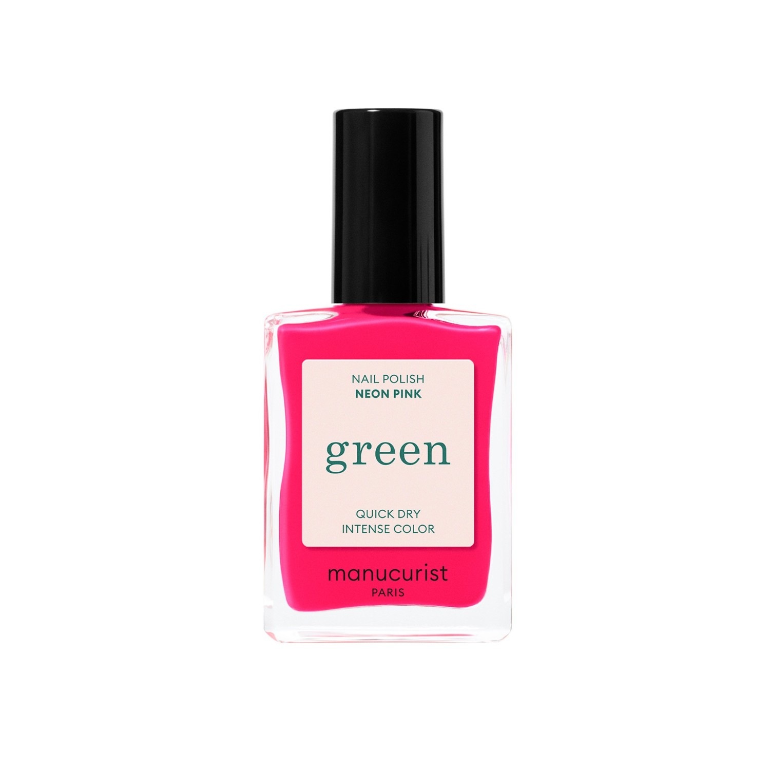 

Лак для ногтей green quick dry Manucurist, neon pink, объем 15 мл