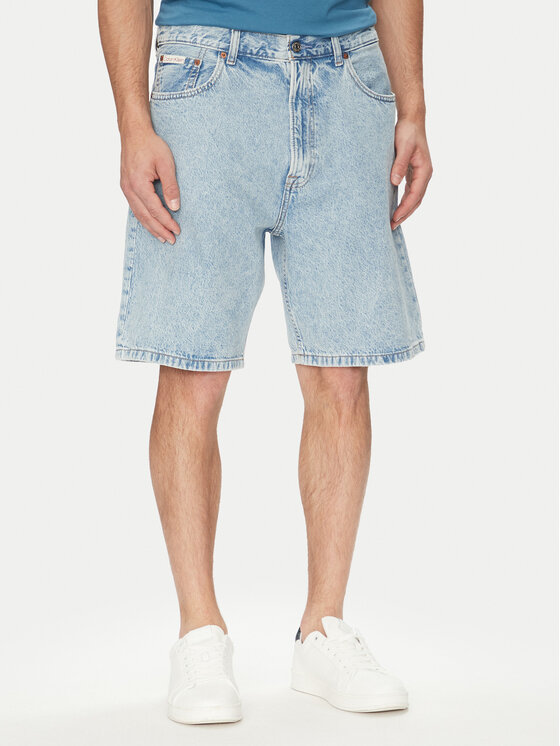

Джинсовые шорты обычного кроя 90's LV04RB930G Calvin Klein Jeans, синий