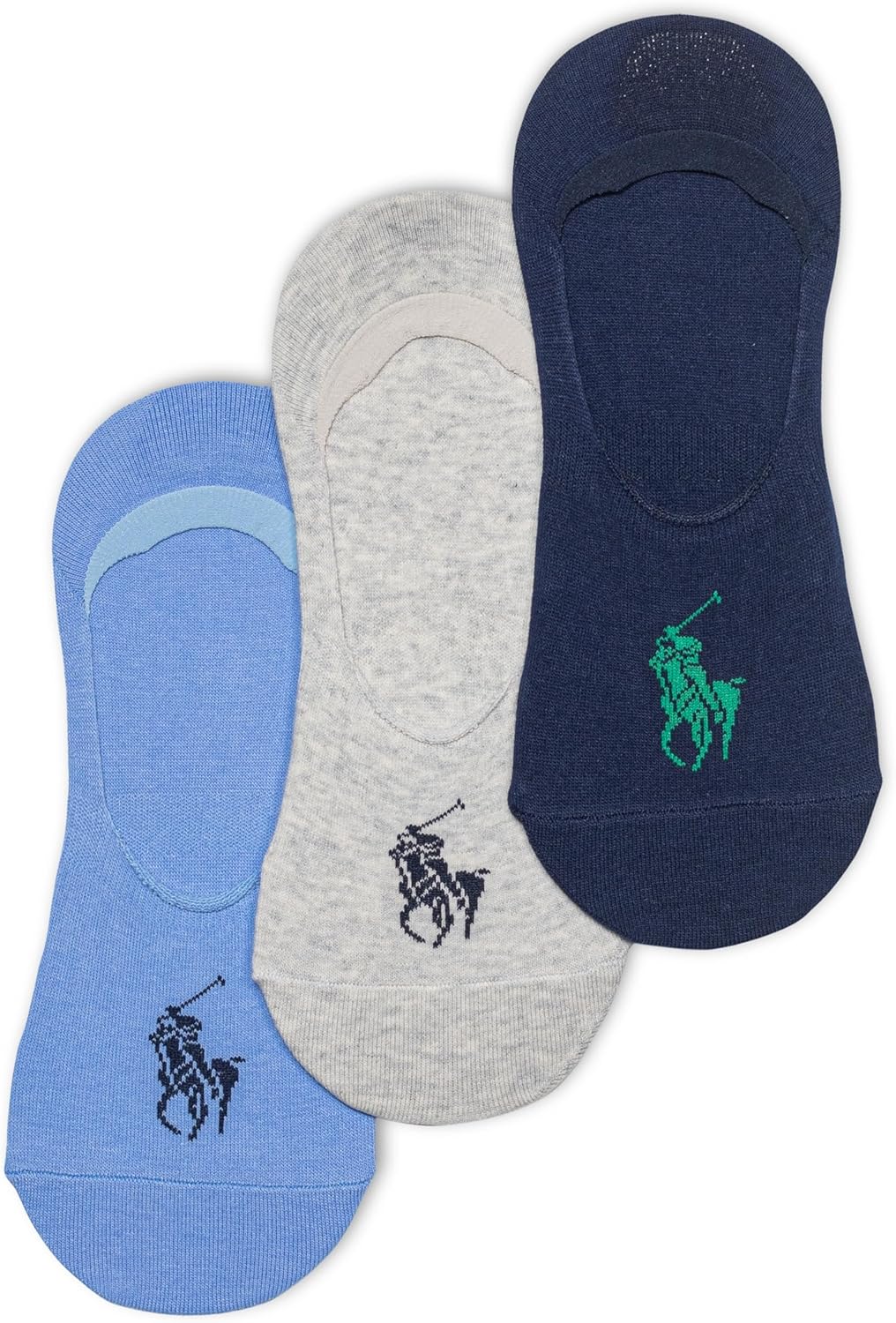 

Polo Ralph Lauren мужские носки для классической обуви - набор из 3 пар - легкий хлопок для комфорта с противоскользящей пяткой, Navy