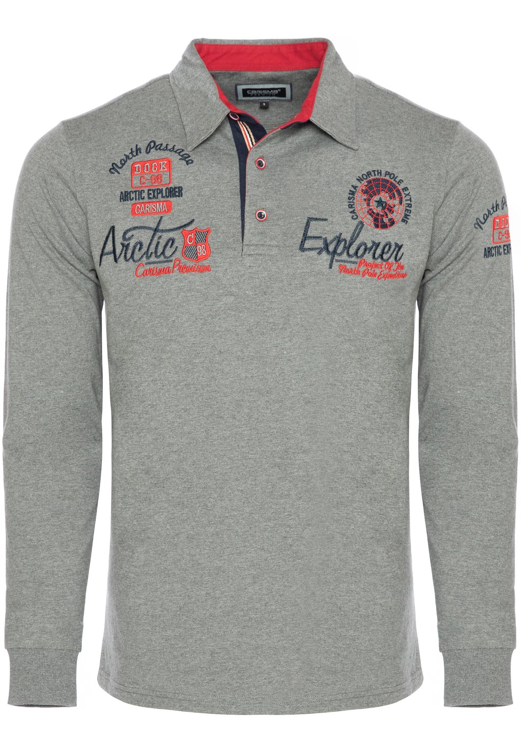 

Футболка с длинным рукавом LONGSLEEVE UND STICKEREI EXPLORER CARISMA, серый