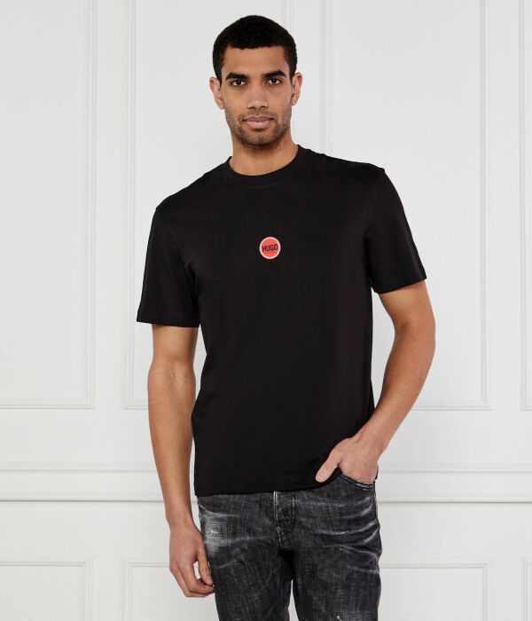 

Футболка дердчо Loose fit Hugo, черный