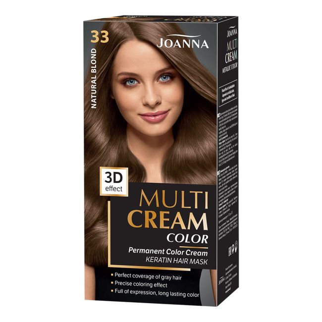 

Мульти крем-краска для волос Joanna, цвет 33 natural blonde