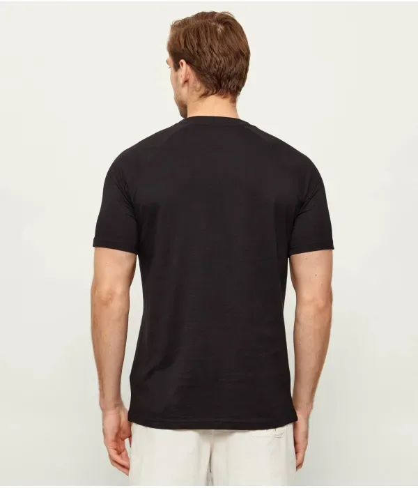 Футболка медсестры slim fit Boss, черный — фото 3