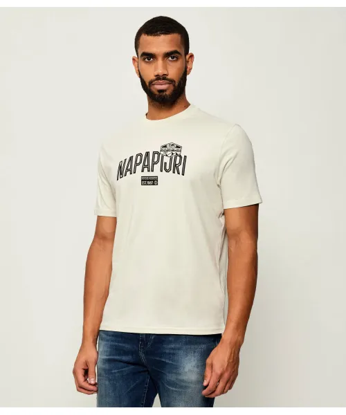 

Футболка s-funes Relaxed fit Napapijri, бежевый