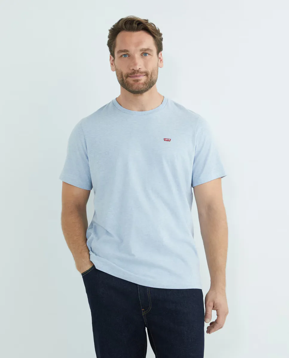

Мужская футболка с короткими рукавами, большие размеры Levi's, синий