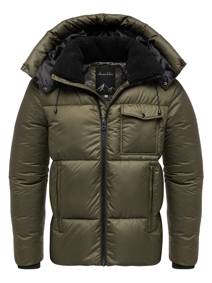 

Зимняя куртка ONTARIO оливкового цвета Amaci&Sons