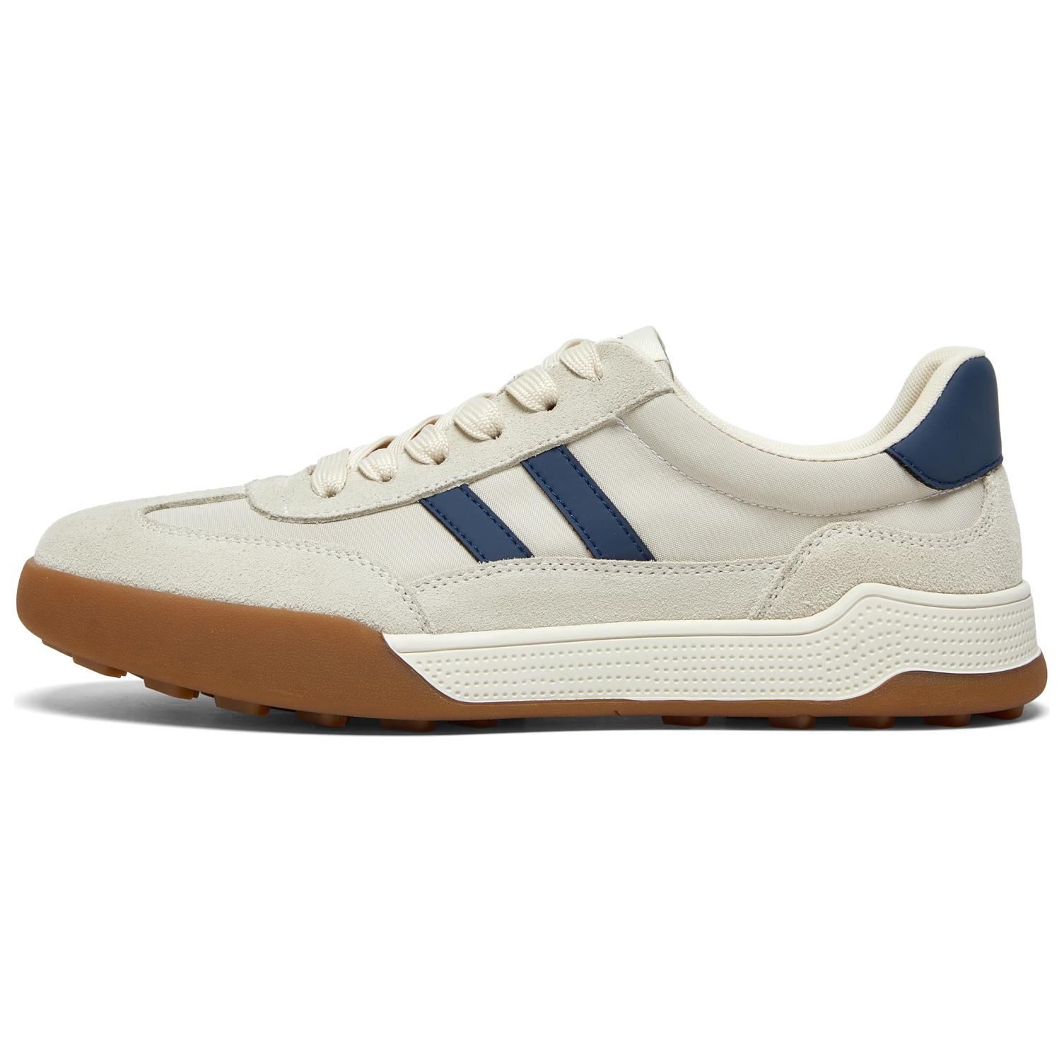 

Кроссовки мужские Lifestyle Shoes Men Low-Top Beige Blue Teenmix