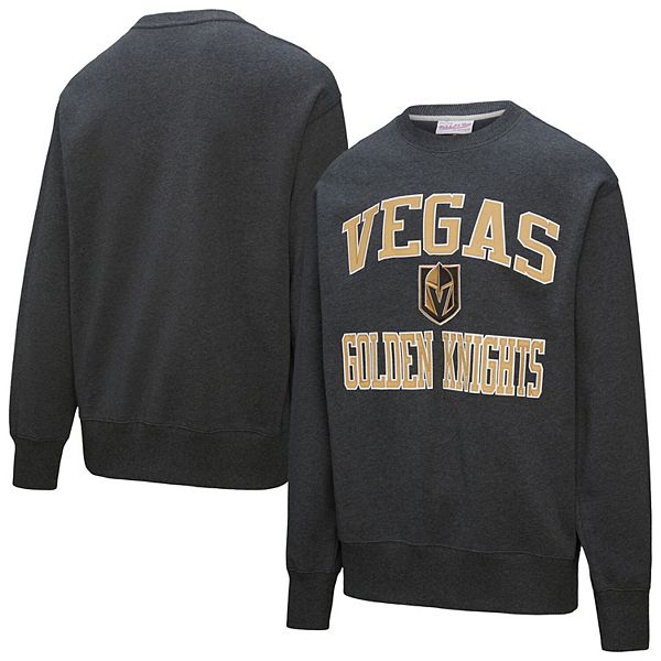 

Мужской черный свитшот vegas golden knights playoff win fleece pullover Mitchell & Ness