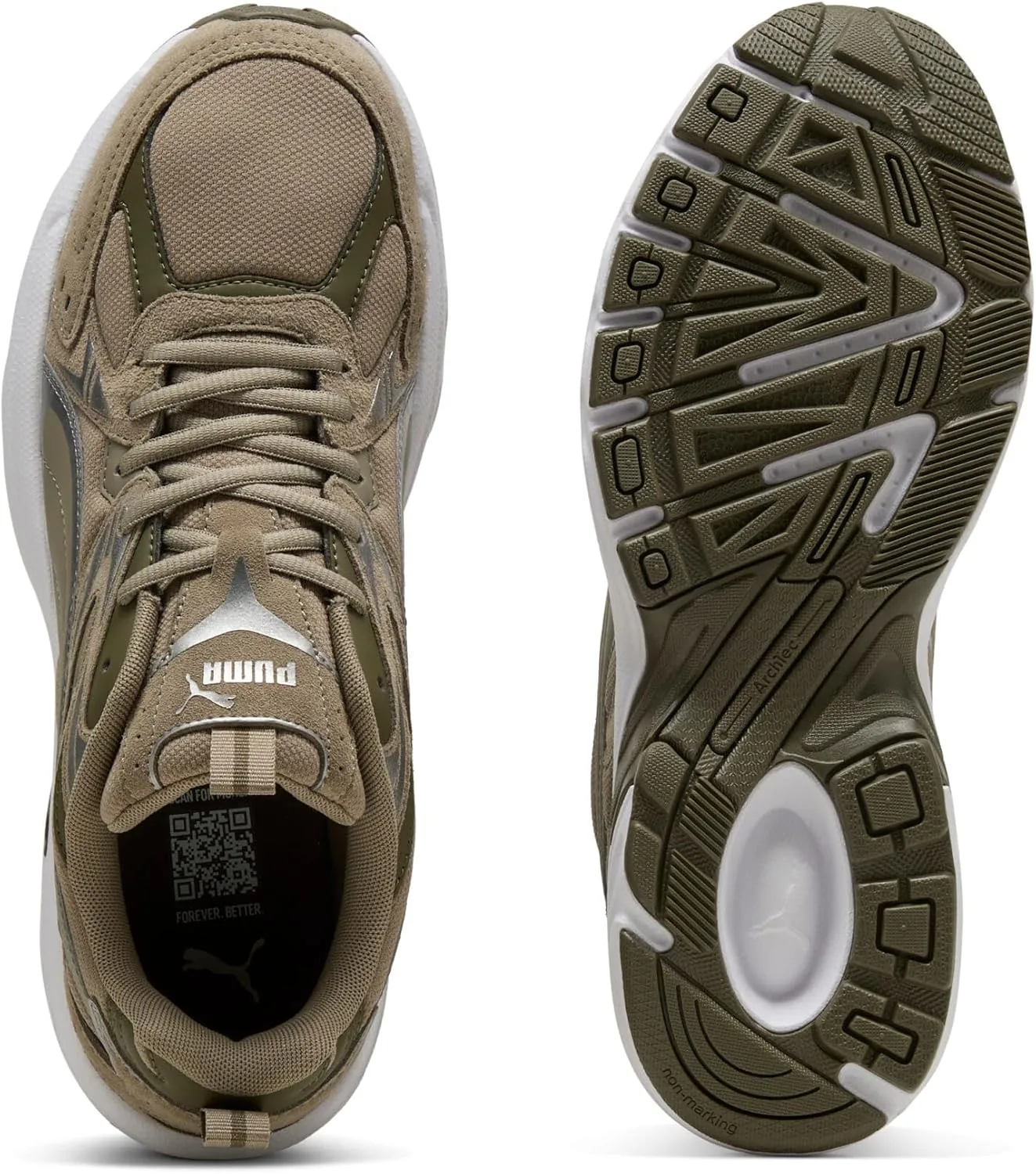Кроссовки PUMA Milenio Tech для взрослых, серебряный — фото 4