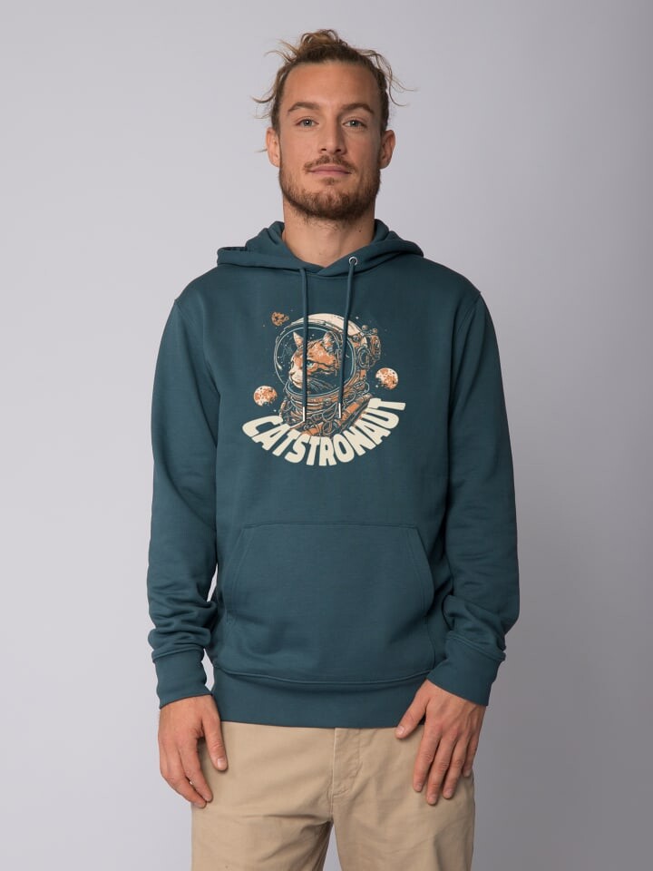 

Толстовка wat Apparel Sweatshirt Catstronaut, цвет Petrol