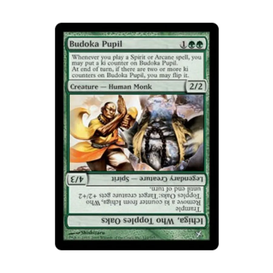 

CCG Ученик Будока // Ичига, который свергает дубы (U), MTG - Betrayers of Kamigawa