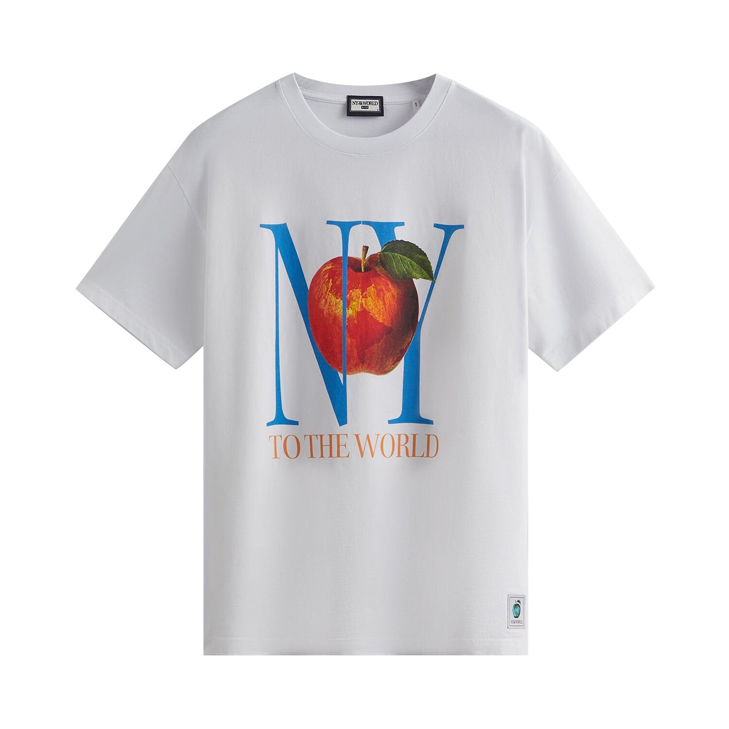 

Винтажная футболка Kith New York To The World Белая, Белый, Винтажная футболка Kith New York To The World Белая