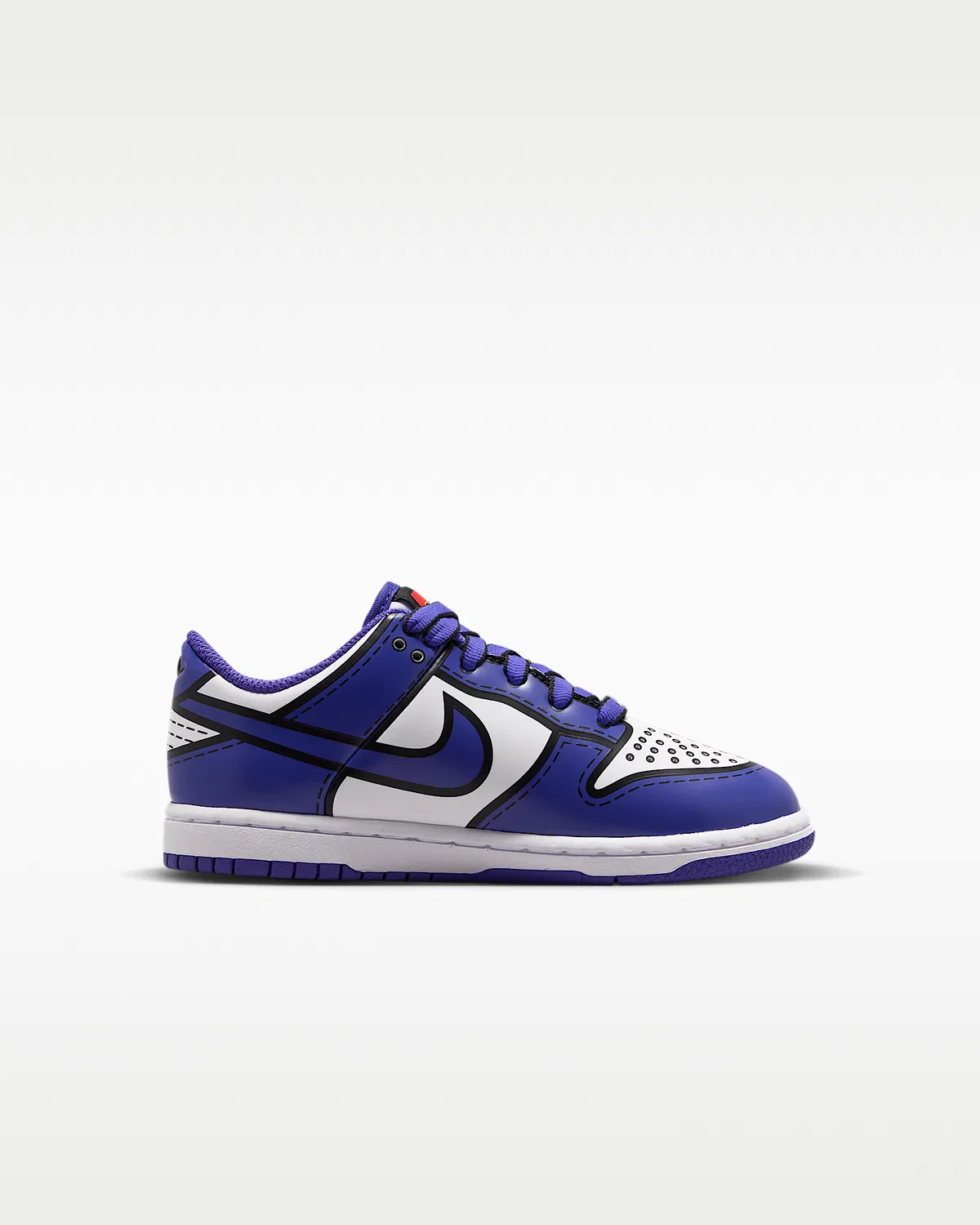 Кроссовки Nike Dunk Low x LEGO® Collection для малышей, White/Rush Red/Tour Yellow/Bright Concord — фото 3