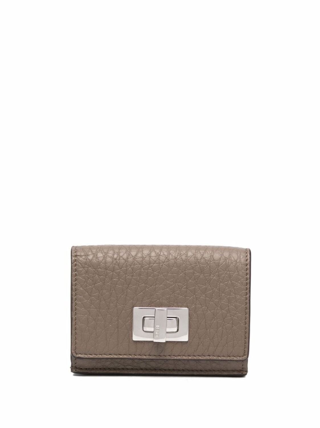 

FENDI картхолдер с поворотной застежкой, коричневый