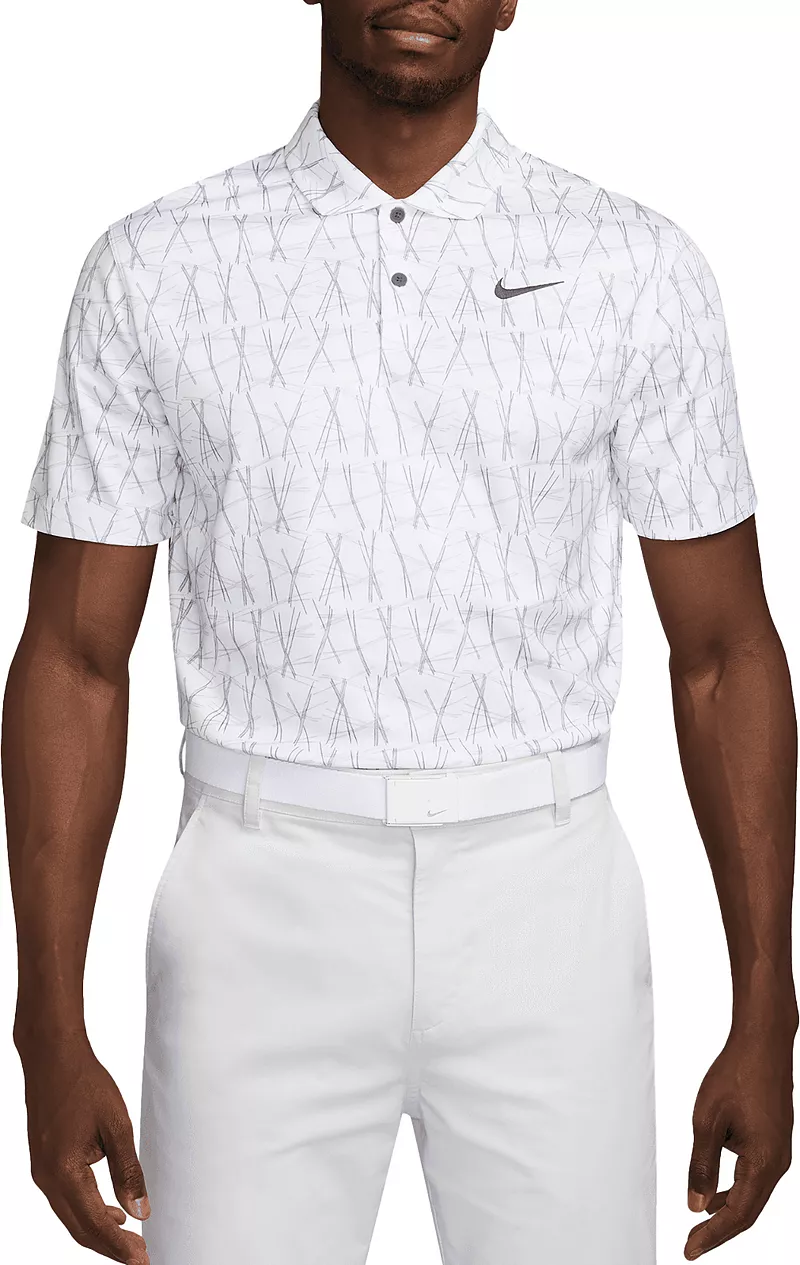 

Мужская футболка-поло для гольфа с принтом Nike Dri-FIT Victory+, белый