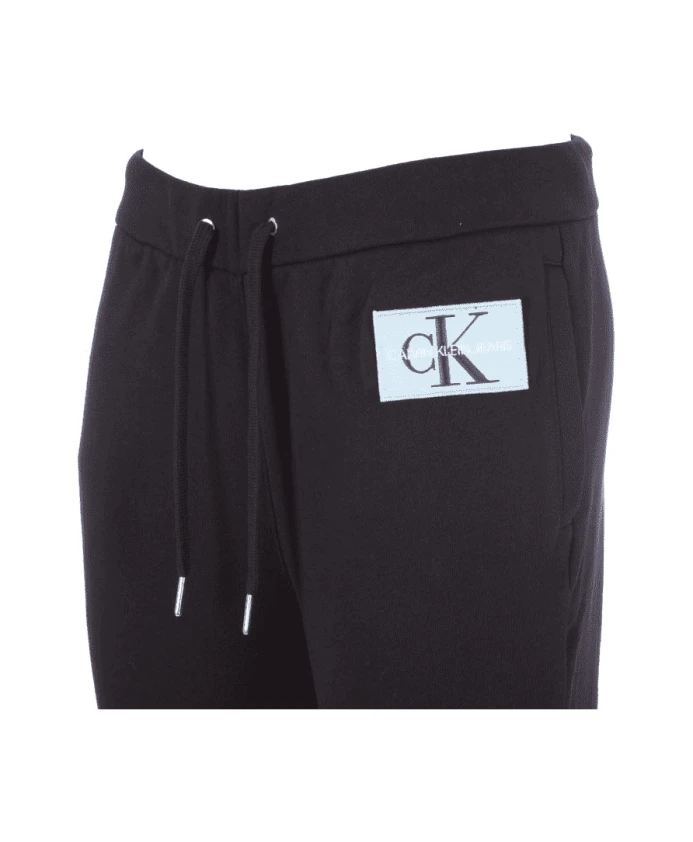 Спортивные черные джинсовые спортивные штаны Calvin Klein, черный — фото 2
