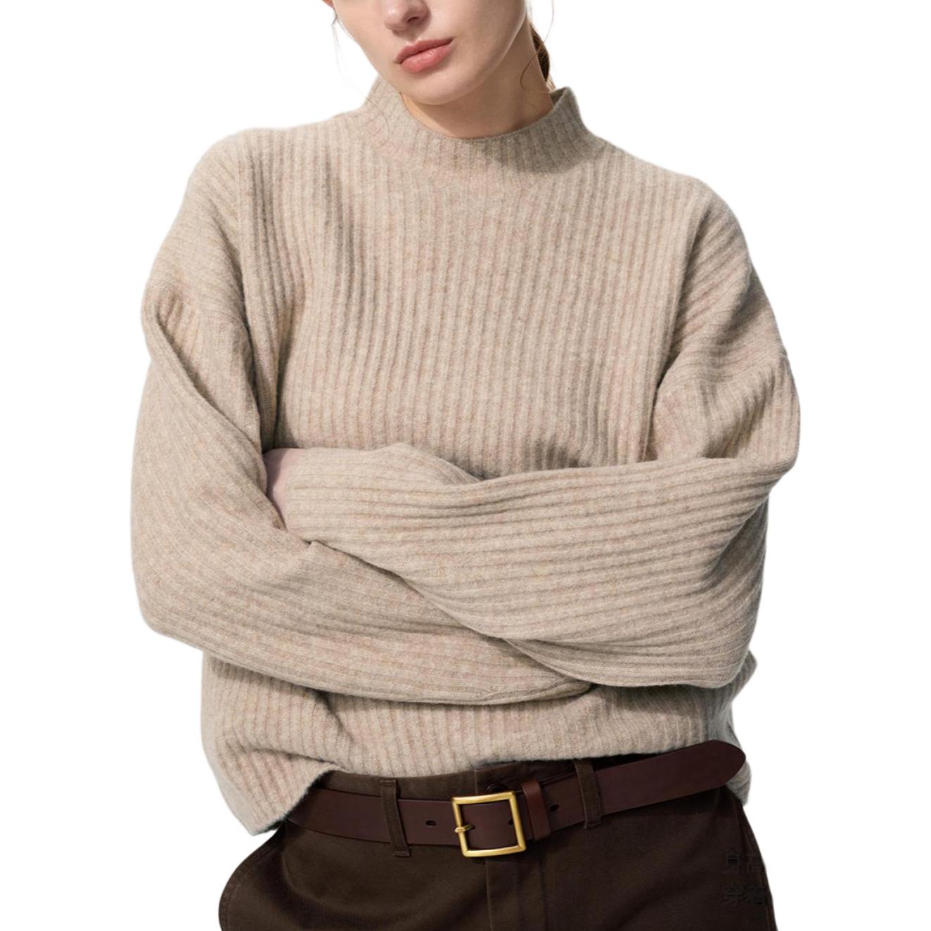 

UNIQLO Топ женский темно-бежевый