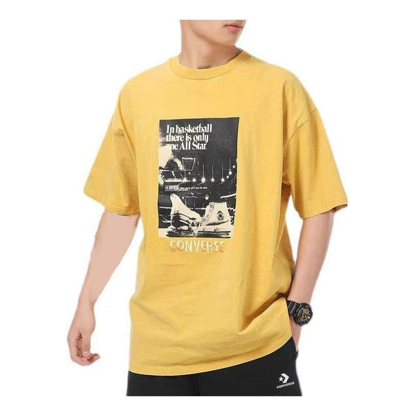 

Футболка chuck taylor washed archive basketball t-shirt 'yellow' Converse, желтый