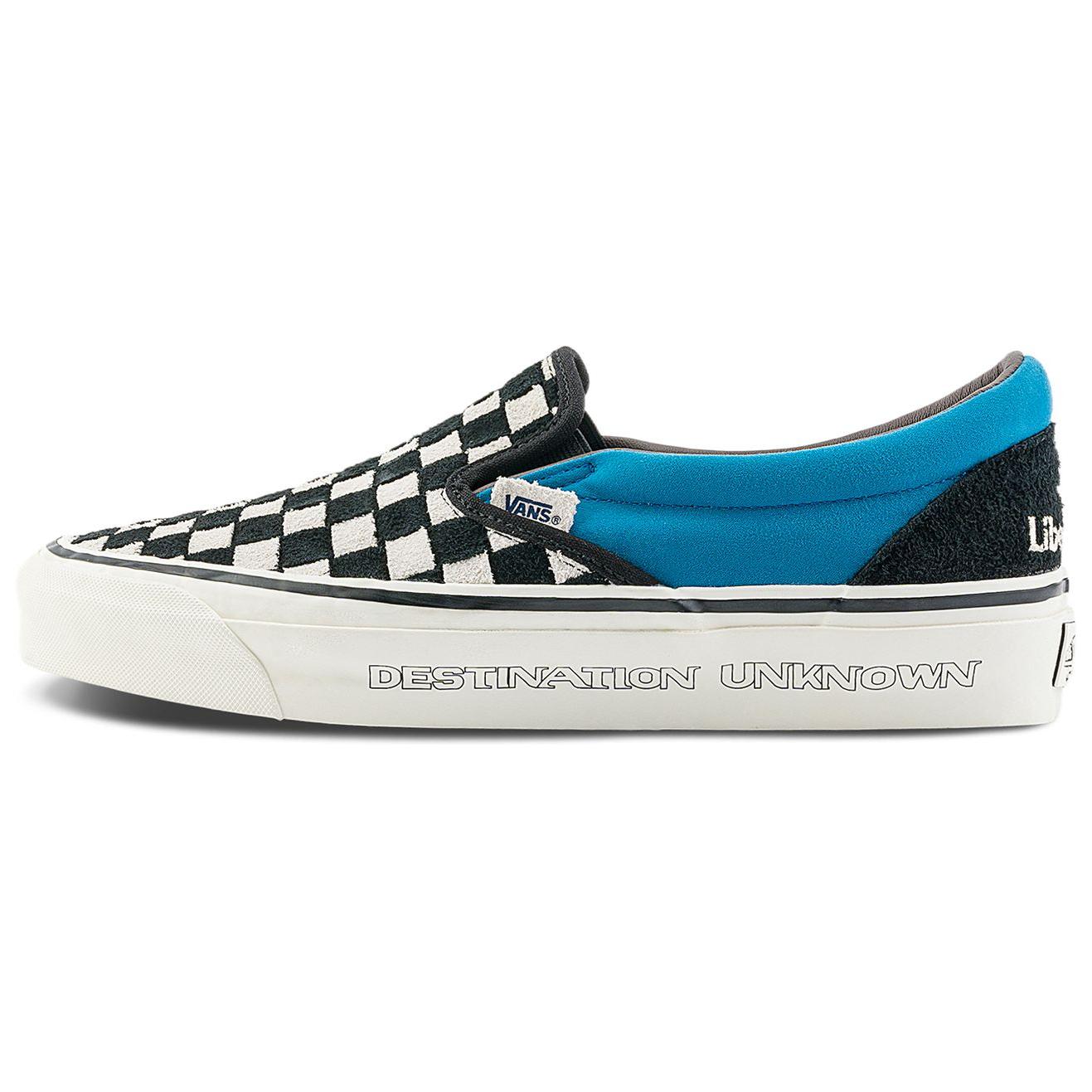 

Vans Классические слипоны Reissue 98 Lx Liberaiders голубой зефир — черно-синие, цвет Black Blue