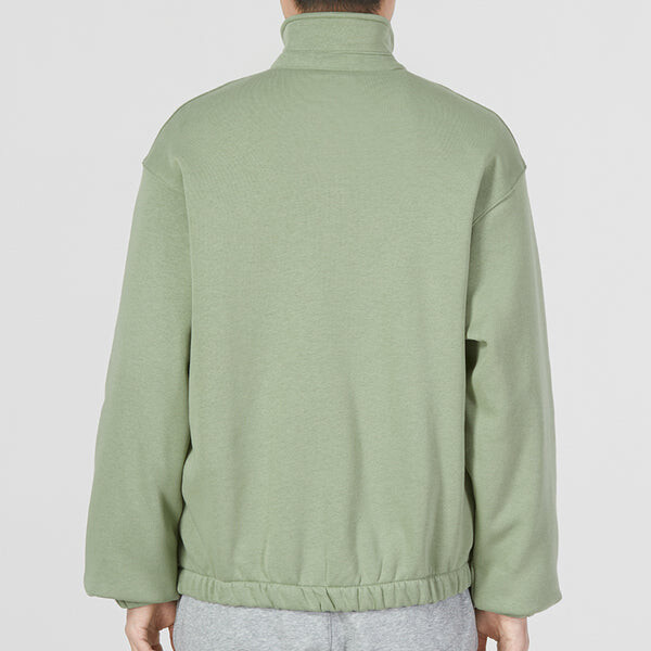 Куртка Nike Club Fleece Harrington Jacket 'Green', зеленый — фото 4