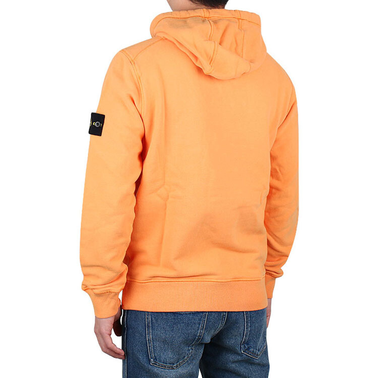 Толстовка мужская оранжевая Stone Island, оранжевый — фото 4