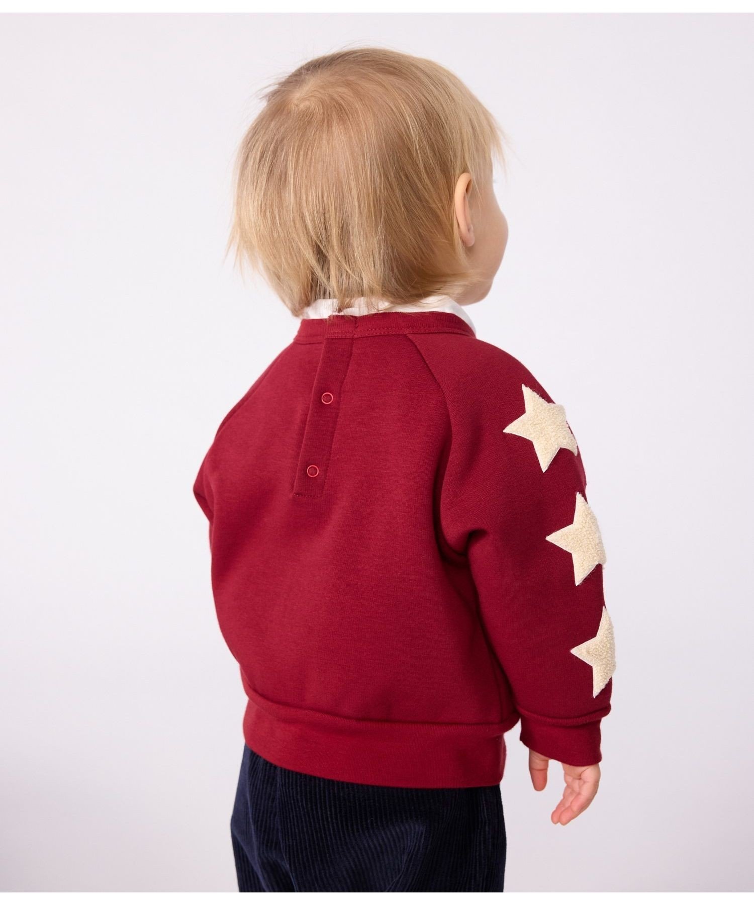 Пуловер из толстовки PETIT BATEAU, Red — фото 2