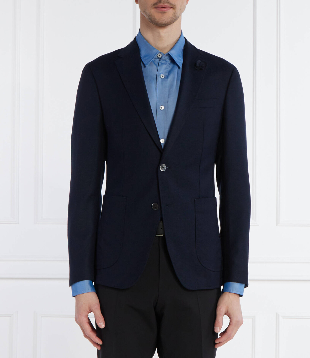

Шерстяная куртка Joop! elegante 17 JB-47Hoverest Slim Fit, темно-синий