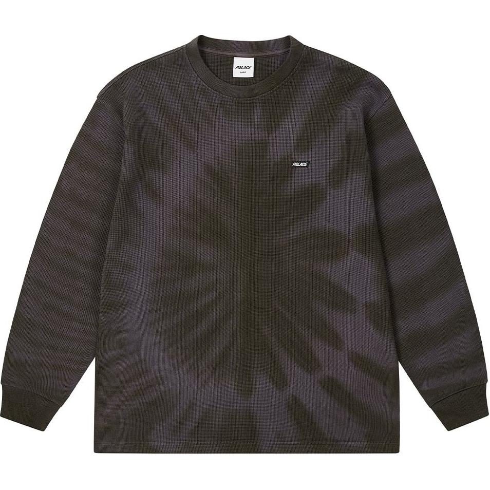

Лонгслив Tie Dye Waffle Long Sleeve PALACE, черный