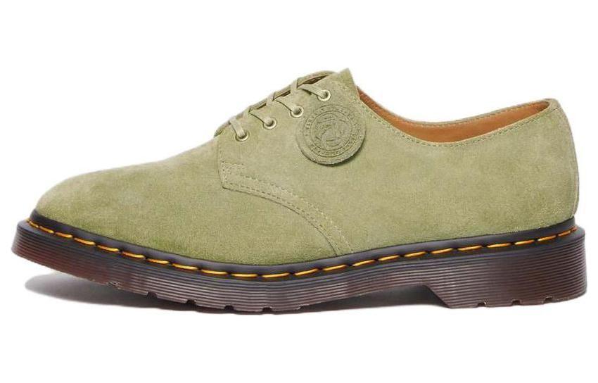Замшевые туфли Dr. Martens Smiths, цвет «бледно-оливковый» — фото 2
