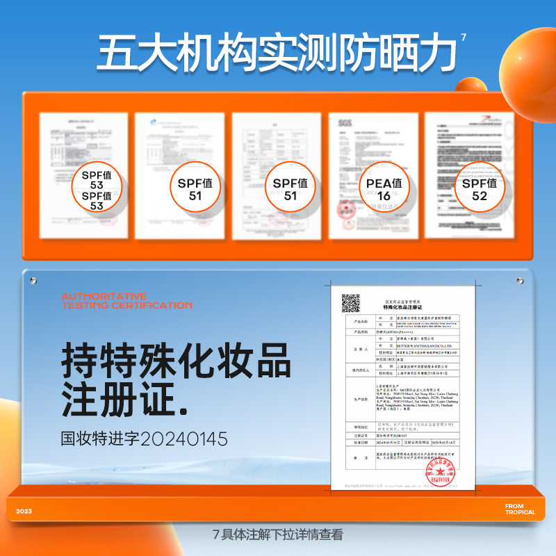 Набор солнцезащитных средств Mistine Aqua Base Ultra Protection SPF50+ (крем для лица + спрей для тела), 40 мл + 100 мл — фото 4