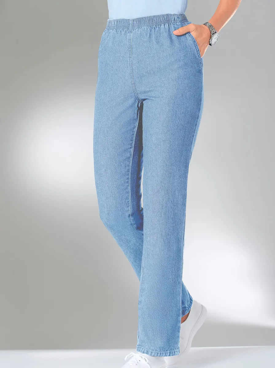 

Джинсы без застежки Classic Basics (1 шт.), цвет Blue-Bleached