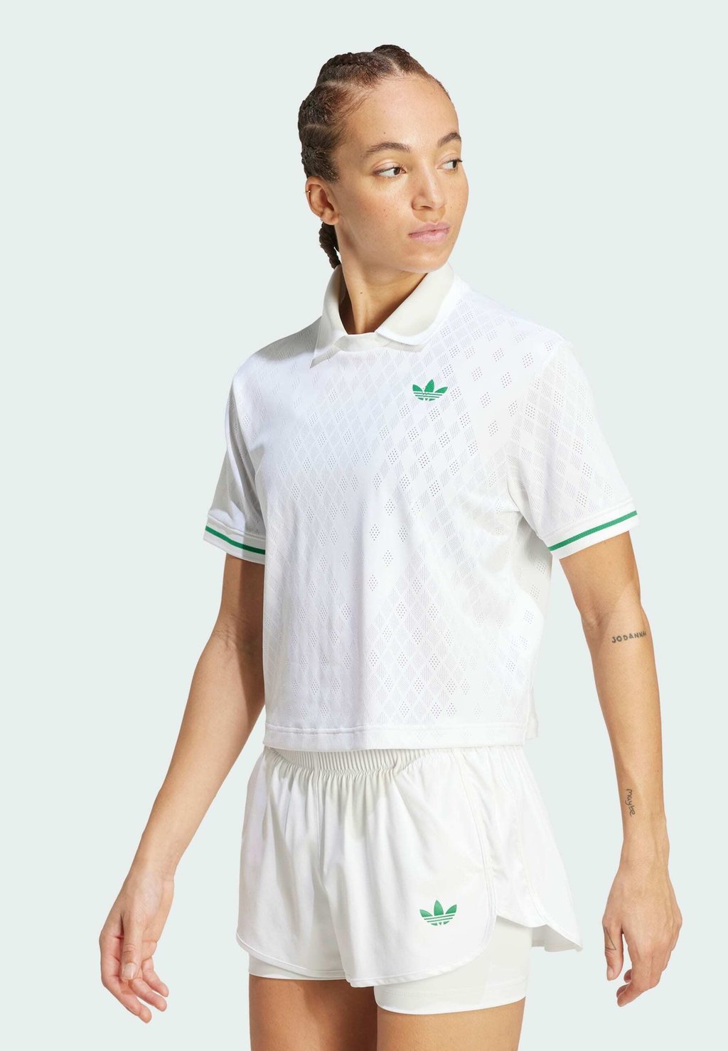 

Рубашка поло Adidas Performance, белый