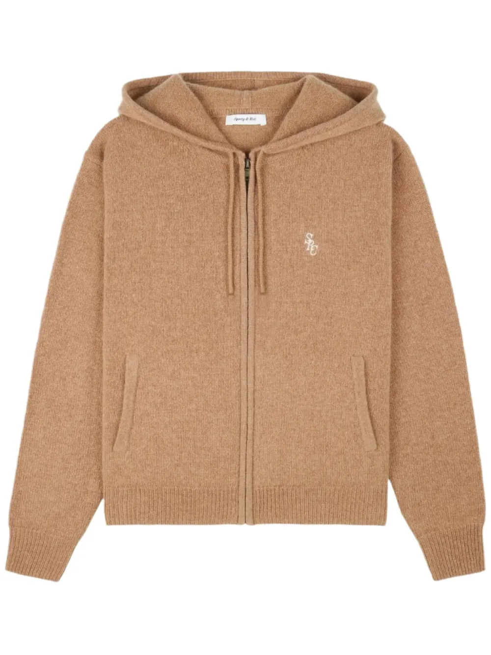 

Худи на молнии Sporty & Rich, коричневый