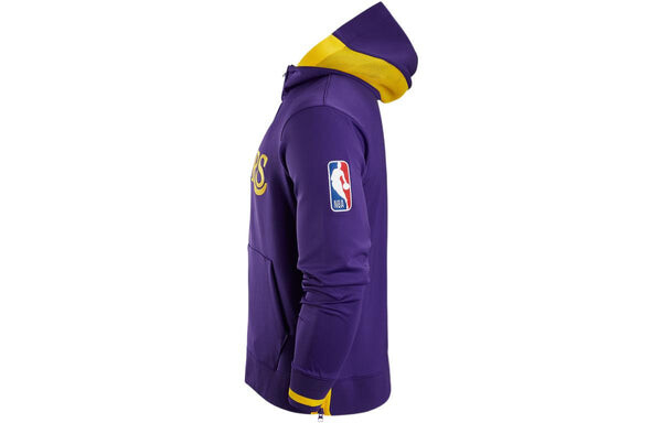 Толстовка Nike NBA Logo Zipped Hooded Jacket 'Lakers Purple', фиолетовый — фото 3