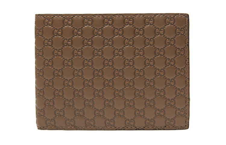 

GUCCI Кожаный бумажник мужской коричневый