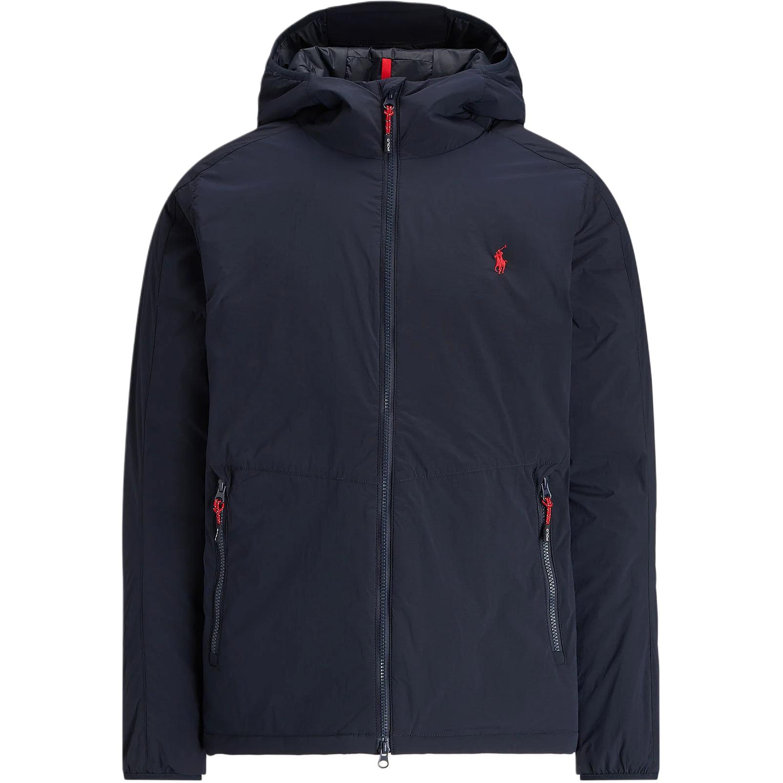 

Пуловер с капюшоном и вышивкой Pony Ralph Lauren, синий