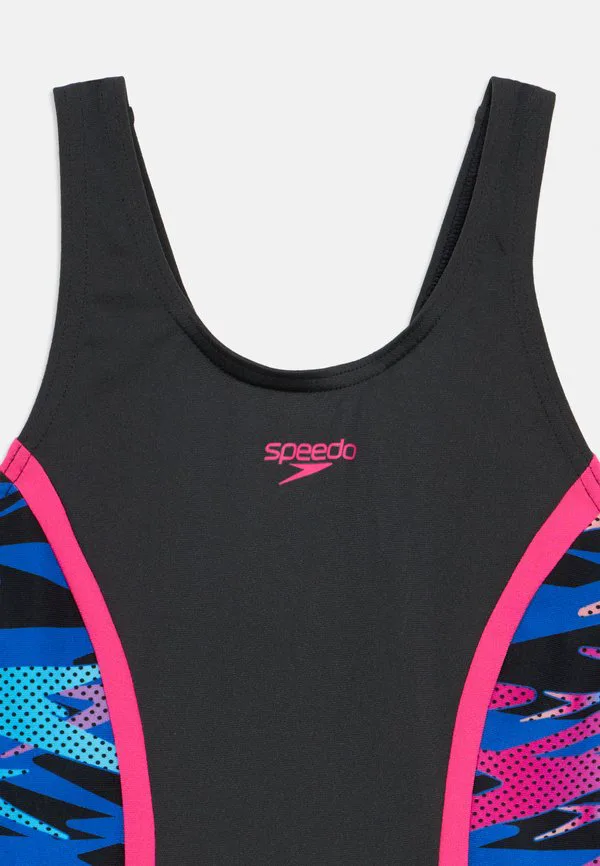 Купальник hyperboom splice muscleback legsuit Speedo, Anthracite/Margarita Pink — фото 3