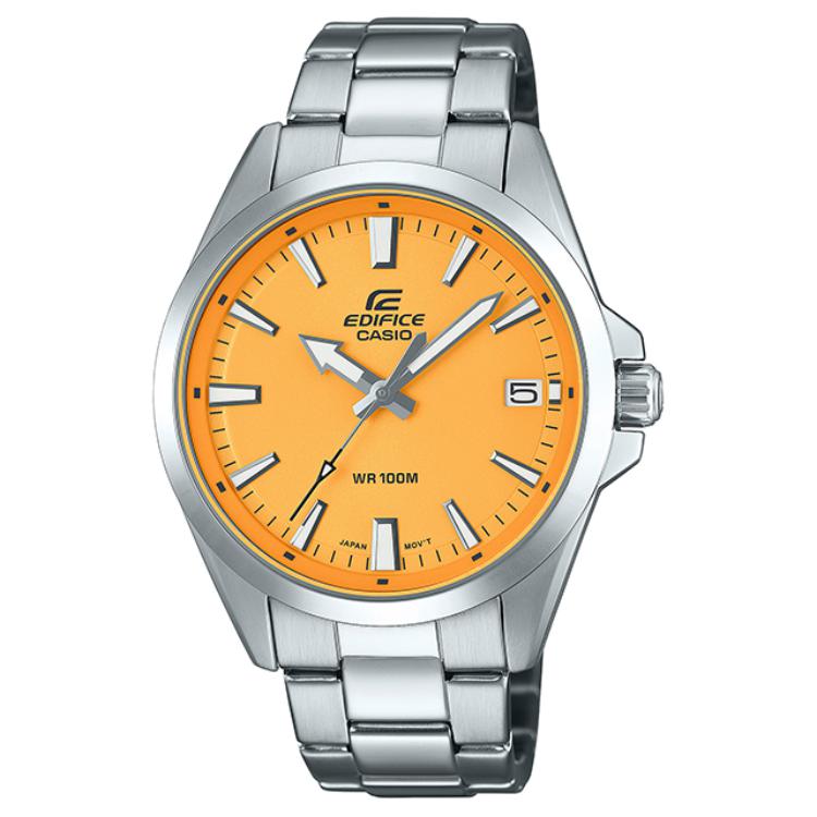 

CASIO Часы Men EDIFICE Blue Watch, Yellow Watch Dial