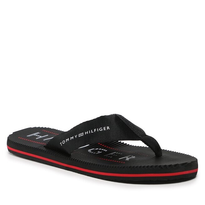 

Шлепанцы Tommy Hilfiger MassageFootbed Beach, черный