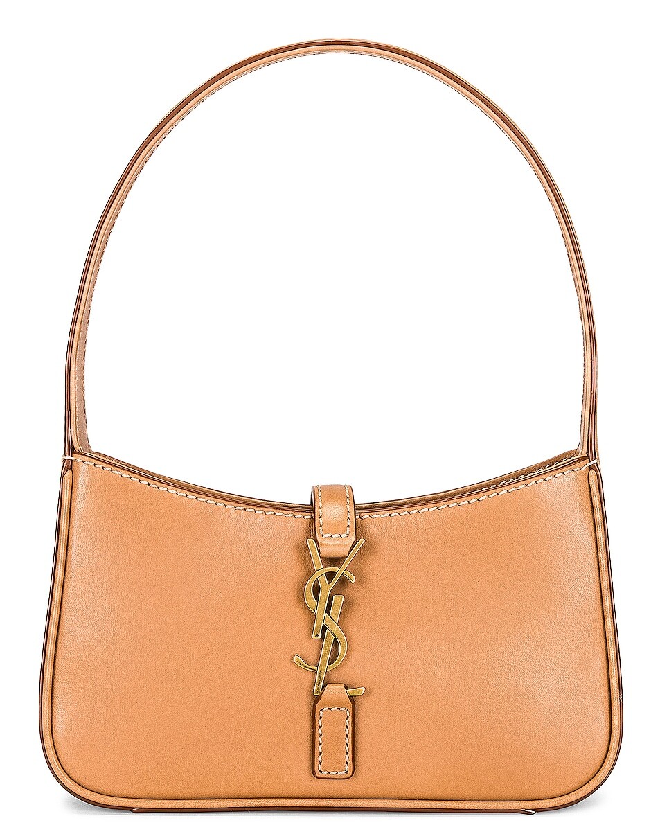

Сумка-хобо Micro Le 5 A 7 Saint Laurent, цвет Vintage Brown
