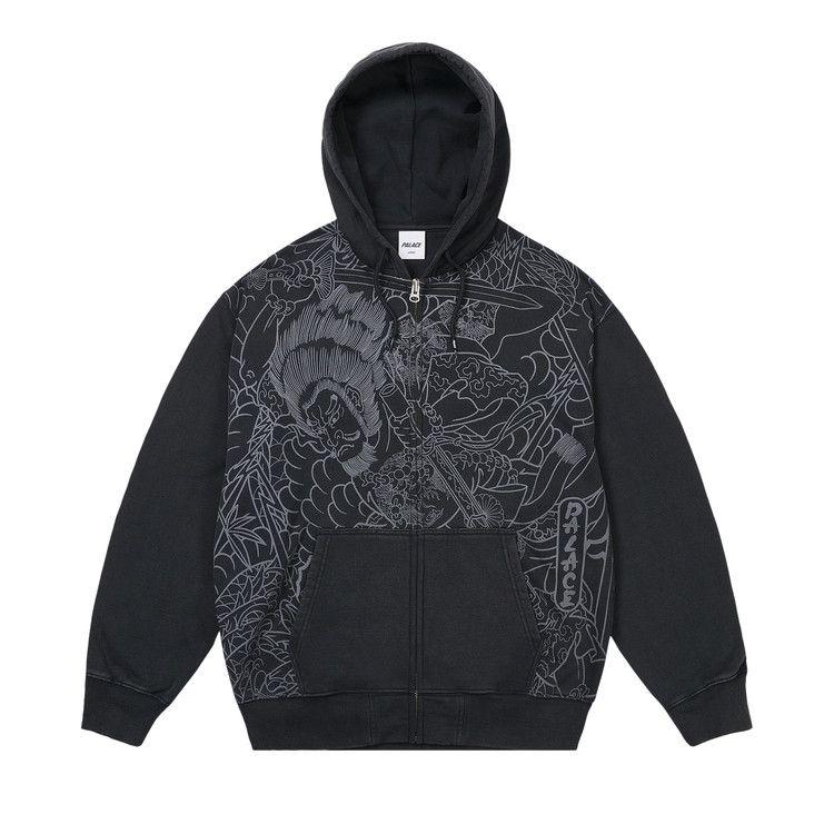 

Толстовка Palace Susanoo Zip Hood, Black