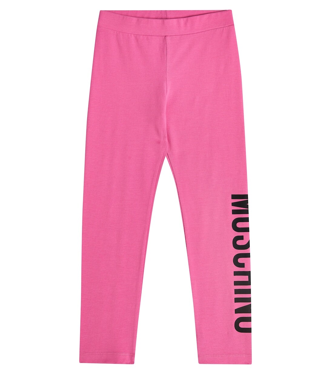 

Леггинсы из смесового хлопкового джерси с логотипом Moschino, красный