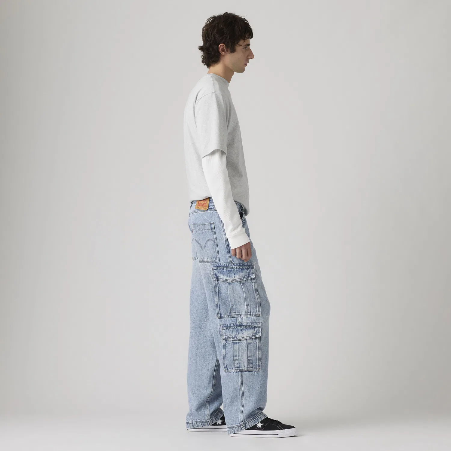 Мужские джинсы-карго свободного кроя 578 Levi's, Light Wash — фото 4