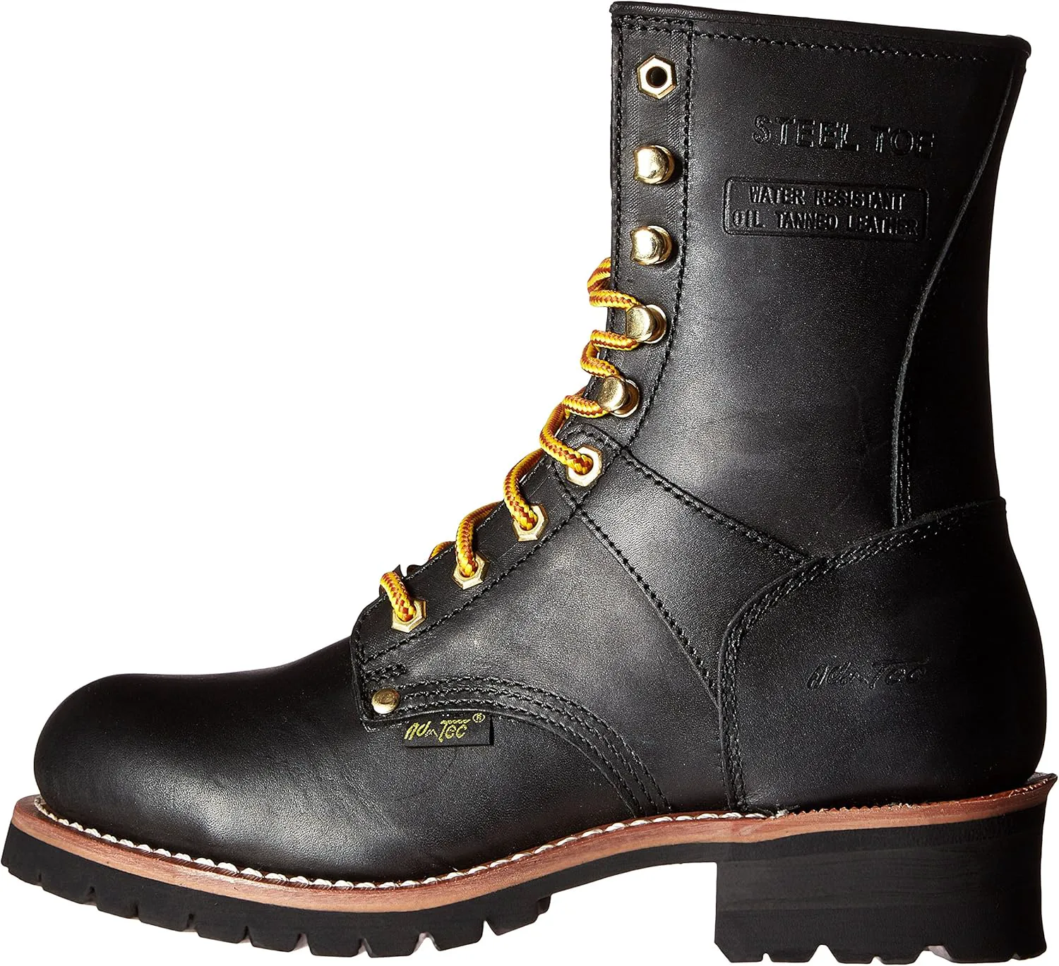 Сапоги Ad Tec mens 9 Inch Super Steel Toe Super Logger, черный — фото 4