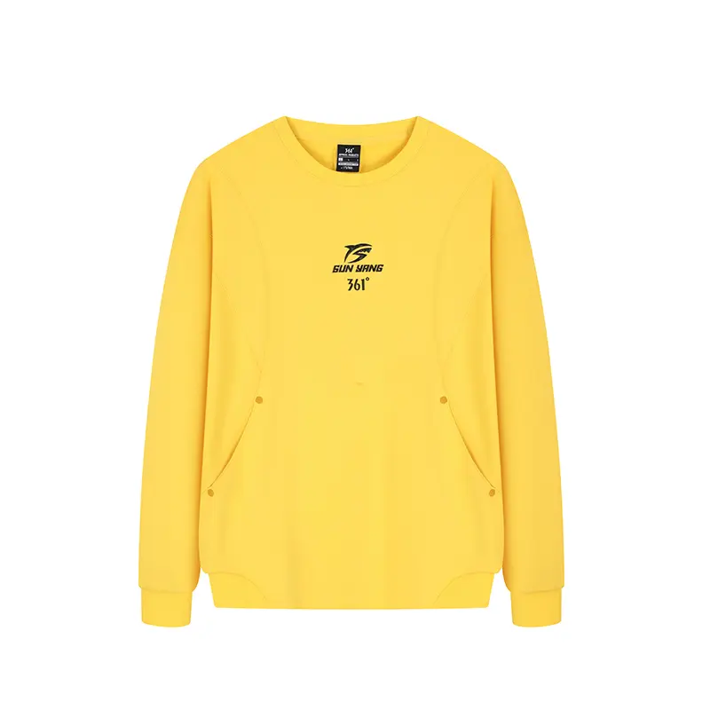 

361° Свитшот мужской Sunshine Yellow с круглым вырезом утолщенный