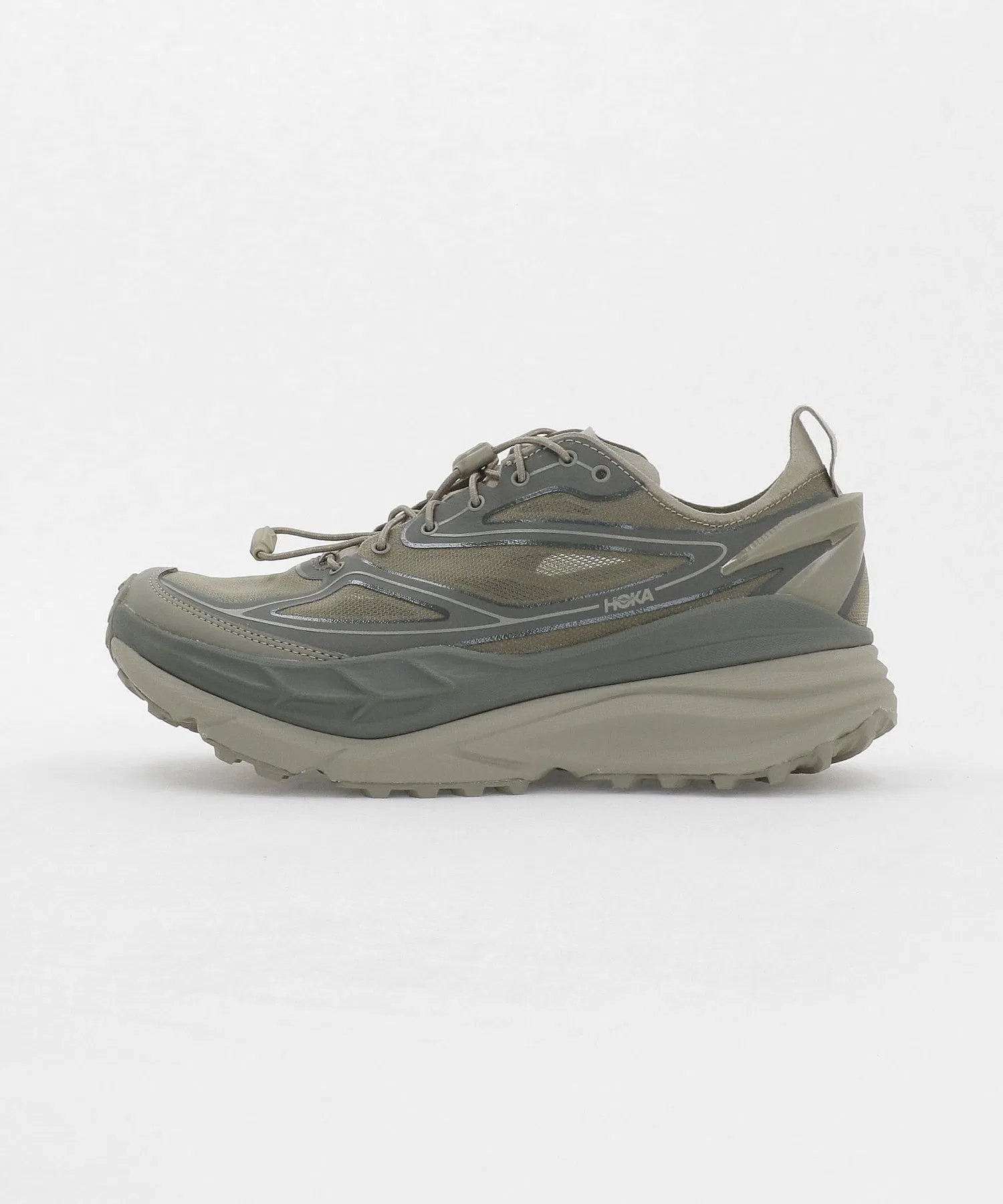 Мужские кроссовки HOKA STINSON ONE7 оливковые