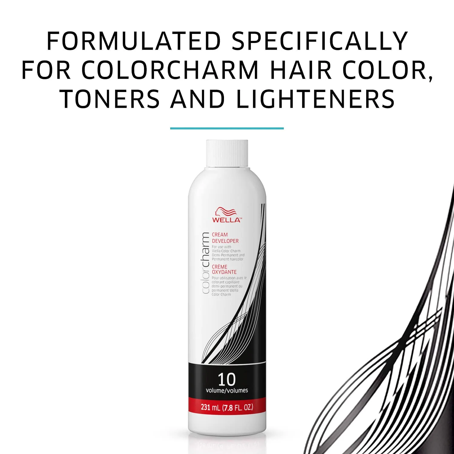 WELLA colorcharm Hair Dye & Coloring Kit, T16 Crème Toner + 10 Vol Cream Developer с кистью и миской для смешивания и нанесения, 4 предмета, gray — фото 4