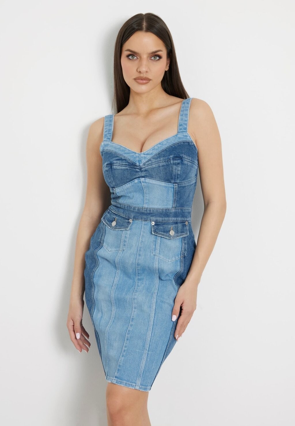 

Джинсовое платье Guess, синий