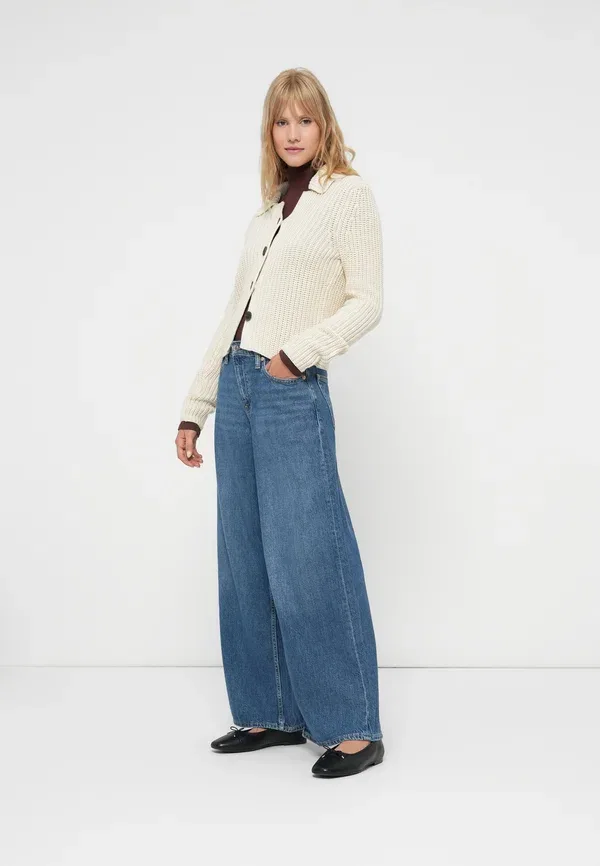Джинсы Curvy baggy talia wide leg Gap, средняя стирка — фото 4